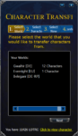 Ein Screenshot vom Transfer-Popup des HdRO-Launchers.